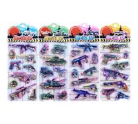 Lindas pegatinas 3D - 4 hojas de etiquetas de scrapbooking pegatinas decorativas | PVC de dibujos animados 3D para decoración de teléfono inteligente cumpleaños aula | empresas profesores escuela