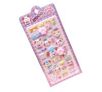 Lindas pegatinas 3D - Diseño de huellas de animales - Dibujos animados 3D Pegatinas Scrapbooking,Para Niñas Teléfono Móvil Portátil Botella de Agua Scrapbook Cuaderno Diario