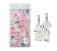 Lindas pegatinas 3D - Divertidas pegatinas de resina con motivos de animales, dibujos animados para niños de familia para interior y exterior, planificador, decoración del frigorífico, decoración del