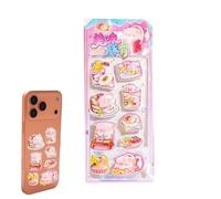 Lindas pegatinas 3D - Pegatinas de animales para teléfonos inteligentes, pegatinas decorativas estéticas 3D | Para cuaderno, decoración de cumpleaños, aula, uso comercial, recompensa para profesores y