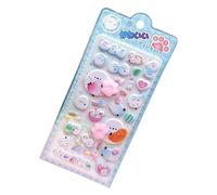 Lindas Pegatinas 3D | Tema de Huellas de Pata de Animal Surtido - Surtido de Adhesivos Pequeños y | para de Teléfono Portátil Botella de Agua Cuaderno Diario Recompensas de