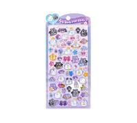 Lindas Pegatinas, Con Diseños Variados, 20x9.5 Cm, Pegatinas De Arte De Resina, Texturas Elevadas Decls, Portátiles Y Organizados, Para Álbumes De Recortes, Diario, Fabricación De Tarjetas