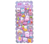 Lindas Pegatinas de Burbujas,PVC Divertidas Reutilizables,Scrapbooking Divertido con Calcomanías Animales | Para Manualidades Infantiles Álbum de Recortes Diario Móvil Ordenador Cuaderno