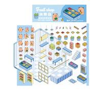 Lindas pegatinas de capibara, pegatinas de capibara niños 3D, pegatinas para casa, juego de pegatinas de dibujos animados de 6 pulgadas con efecto sublime, accesorios de artesanía de PVC con adhesivo