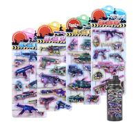 Lindas pegatinas de recompensa 3D - 4 hojas de etiquetas decorativas, divertido paquete de pegatinas | Escenas creativas con ideal para smartphone, bricolaje, cuaderno, cumpleaños, aula, profesor