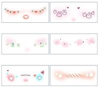 Lindas Pegatinas Para La Cara, Rubor De Corazón, Lindas Pegatinas De Maquillaje, Pegatinas Para Tatuajes