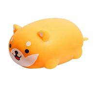 Lindas Pelotas Antiestrés para Perros para Niños, Atractivo Diseño Adorable, 8x5,5x4 Cm, Lindo Apretón De Perro , Juguete para Mascotas con Manual, Función De Rebote Lento, Tanto Par