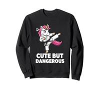Lindas Pero peligrosas Divertidas Chicas de Karate Artes Marciales Mujeres Sudadera