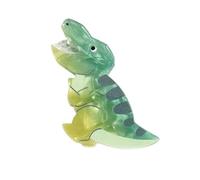 Lindas pinzas acrílicas para el pelo, divertidas pinzas para el pelo de dinosaurios, pinzas antideslizantes con forma de dinosaurio para niñas, pinza de pelo de animales