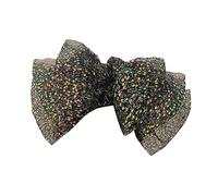 Lindas pinzas para el pelo con lazo y lentejuelas, accesorios de verano para mujer, coleta de caballo, fiesta, horquillas antideslizantes, pinzas grandes para el pelo para mujer, pinza gruesa para