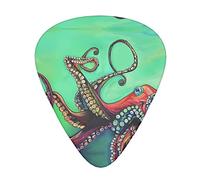 Lindas púas de guitarra de pulpo clásicas, triangulares, acústicas y eléctricas, para guitarristas, 12 piezas