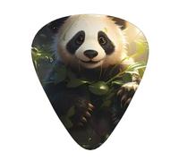 Lindas púas de guitarra Panda, finas, medianas, pesadas, 12 piezas, adecuadas para guitarra, bajo, guitarra eléctrica, ukelele, púas de guitarra resistentes al desgaste,