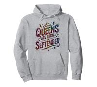 Lindas Reinas DE Cumpleaños Nacidas EN SEPTIEMBRE Celebra Virgo Libra Sudadera con Capucha