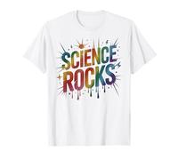 Lindas Rocas de Ciencia Campamento de biología Enseñar Stem Nerd Steminist Camiseta