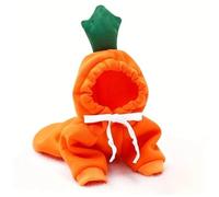 Lindas Sudaderas con Capucha con Estampado De Frutas para Perros Y Gatos Pequeños Y Medianos, Chaqueta Polar Cálida A Prueba De Viento para Caniche Schnauzer Shiba Inu,Naranja,2XL