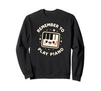 Lindas Teclas de Piano Divertidas Recuerda Tocar el Piano Sudadera
