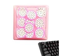 Lindas teclas para teclado mecánico, tapas de frutas de bricolaje, accesorios decorativos para computadora, teclas de frutas de caramelo, diseño creativo de frutas, bonita estética, mejora tu