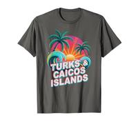 Lindas TURCAS & Islas Caicos Vacaciones El Mejor Viaje a Juego Camiseta
