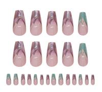 Lindas uñas postizas irregulares multiusos, uñas postizas fáciles de usar, suministros de arte de uñas para vacaciones, citas, fiestas de cumpleaños