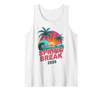 Lindas Vacaciones de Primavera 2026 Viaje de Vacaciones Surf Beach Travel Camiseta sin Mangas