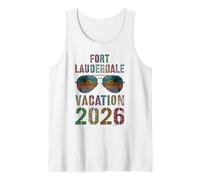 Lindas Vacaciones EN Fort Lauderdale 2026 Viaje Playa Vacay Camiseta sin Mangas