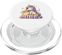 Lindas Velas de celebración de Polvo mágico soplando Unicornio PopSockets PopGrip para MagSafe