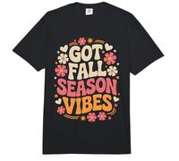 Lindas Vibraciones de otoño y otoño Acción de Gracias Comfort Colors Adult Heavyweight T-Shirt