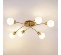 Lindby Lámpara de techo de metal dorado