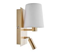 Lindby - Aiden Aplique de Pared White/Brass