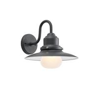 Lindby aplique de pared para exterior Roisin, antracita, metal, 31 cm