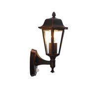 Lindby aplique de pared exterior en negro, transparente, con detector | luz de exterior ip44 protección contra salpicaduras, e27