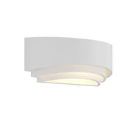 Lindby Lámpara de pared Lucien (Moderno) en Blanco hecho Cerámica, Arcilla Yeso e.o. para Dormitorio (1 llama E14) aplique