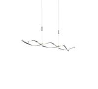 Lindby - Auron Lámpara Colgante Nickel/White