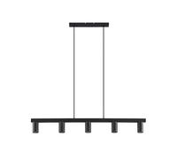 Lindby Baliko lámpara colgante, 5 luces, negro