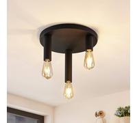 Lindby Belana plafón redondo, 3 luces