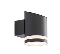 Aplique de exterior Lindby Bentlas solar LED, antracita