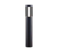Lindby Bombillas LED baliza de jardín en gris oscuro, lámpara | bolardo luminoso exterior ip54 protección contra polvo y salpicaduras, h: 65 cm, moderno, 3000 k blanco cálido