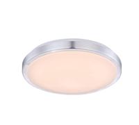 Lindby Bombillas LED lámpara de techo en aluminio, blanco, plafón redondo