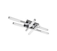 Lindby Bombillas LED lámpara de techo en blanco, cromo, plafón