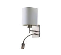 Lindby - Camilo Aplique de Pared Nickel/White