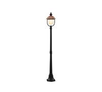 Lindby - Clint Lámpara Exterior tipo Farola Copper/Black