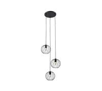 Lindby - Danika Round Lámpara Colgante Ø50 Negro