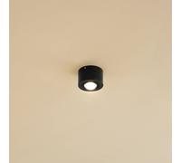 Lindby Downlight Jyla, 1 luz, negro mate, GX53