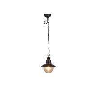 Lindby - Eddie Lámpara Colgante Exterior Rust/Clear