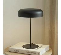 Lindby Edion lámpara de mesa, negro arena, metal
