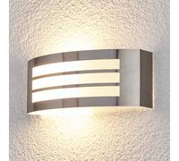 Lindby Elegante lámpara pared ext Raja con diseño a rayas