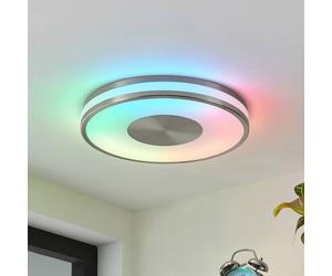 Lindby Fjella plafón LED RGB CCT cambio de color