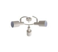 Lindby Foco Ovelia (Moderno) en Blanco hecho de Metal e.o. para Salón & Comedor (3 llamas, E27) foco empotrado lámpara techo pared