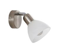 Lindby Foco Paulina (Moderno) en Gris hecho de Metal e.o. para Salón & Comedor (1 llama, E14) foco empotrado lámpara techo pared