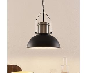 Lindby Freitjof lámpara colgante negro/níquel mate